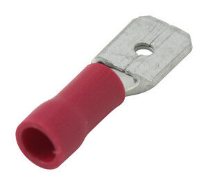 CONECTOR FASTON MACHO 4,8mm AISLADO AZUL