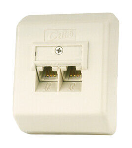 BASE TELEFONO DOBLE CAT5 SUPER RJ-45