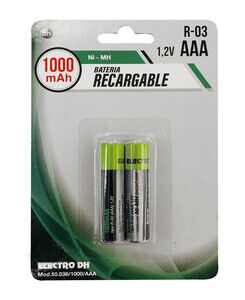 PILA NI-MH 1000mAh. LR03 AAA =BAT-272