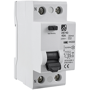 INTERRUPTOR DIFERENCIAL 40A  30MA