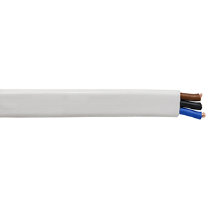 CABLE MANGUERA BLANCA PLANA 3x1