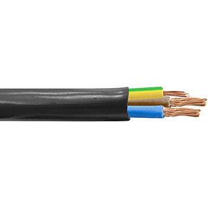 CABLE MANGUERA NEGRA FLEXIBLE 3x1