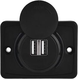 BASE PANEL 2xUSB 1A+2.1A CAR
