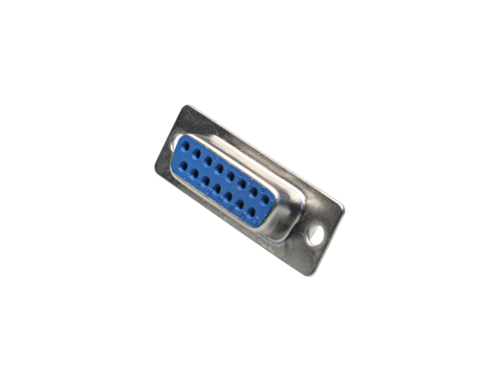 CONECTOR SUBD HEMBRA 15C. SOLDABLE  2 FILAS