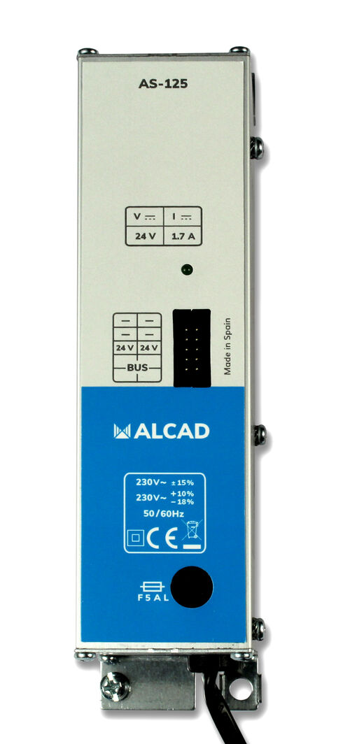 FUENTE DE  ALIMENTACIÓN ALCAD   24 VDC  1.7A     AS-125