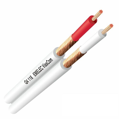 CABLE 2x014mm BLANCO