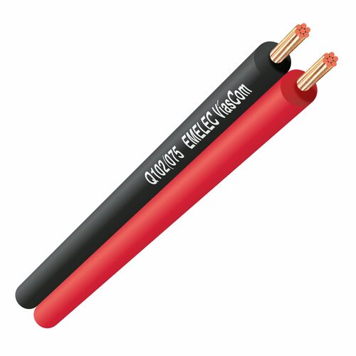 CABLE BICOLOR ROJO/NEGRO 2 x 0,75 COBRE