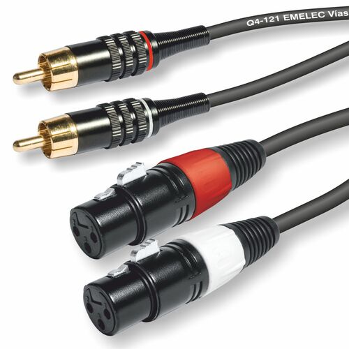 CONEXION 2 XLR H-2 RCA M 2M