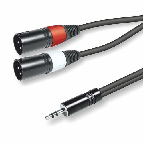 CONEXION JACK 3.5 M ST - 2 XLR M 1.5M