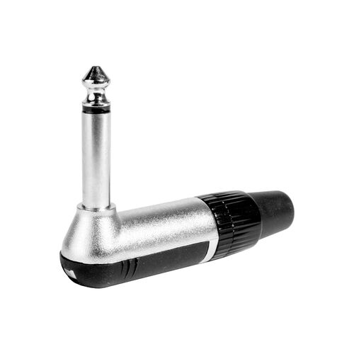 CONEXION JACK 6,3 MONO ACODADO METAL