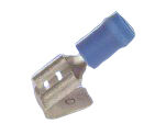 CONECTOR FASTON M-H SEMIAISLADO 6,35 AZUL