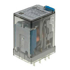 RELE FINDER 24V DC 4CC 5A. ENCH.+IND. MECAN (RL-442)