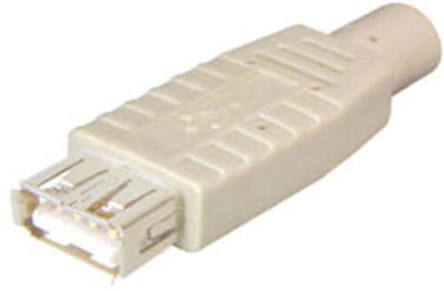 CONECTOR USB-A HEMBRA PARA SOLDAR