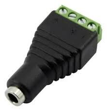 CONECTOR CLEMA 3.5 mm H TETRAPOLAR