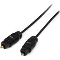 CONECTOR FIBRA OPTICA TOSLINK M/M 1MTS