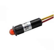 LED 5 mm ROJO INTERMITENTE 12V C/CABLE