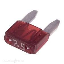 FUSIBLE MINIATURA A LAMINA 7.5 AMP.