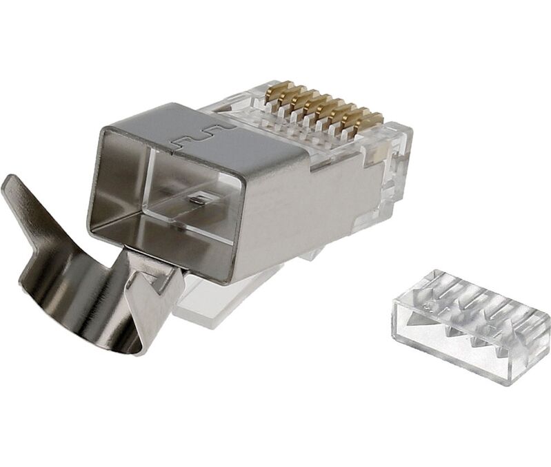 CONECTOR RJ45 CAT-7 UTP/FTP MACHO PARA CRIMPAR - Tecnitron - Tienda Online