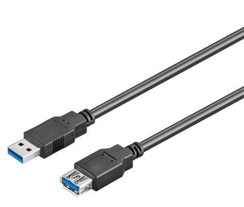 CONEXION USB-A 3.0 MACHO A HEMBRA  3 MT