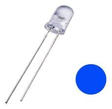 LED ALTA LUMINOSIDAD AZUL 5mm