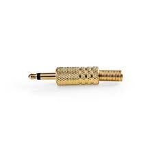 CONECTOR JACK 3,5 MONO-M ORO C/MUELLE