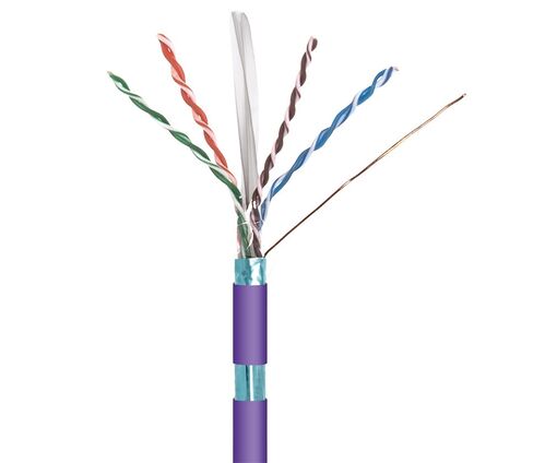 CABLE PARES TRENZADOS FTP RIGIDO CAT 6 305mts.