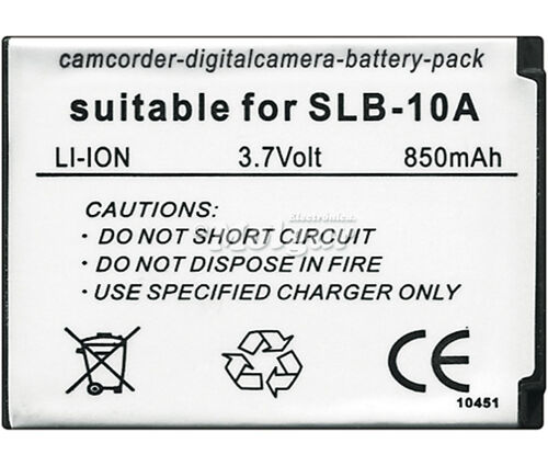 BATERIA SAMSUNG SLB-10A 3,7V/850mAh.