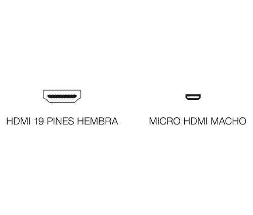 ADAPTADOR HDMI A MICRO-HDMI H-M