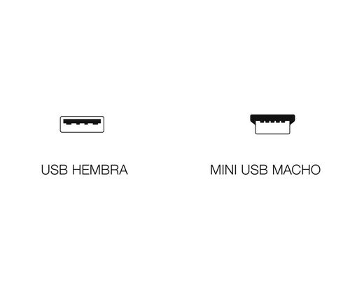 ADAPTADOR USB A H.MINI USB M.