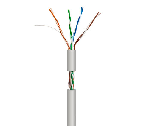 CABLE PARES TRENZADOS UTP CAT 5E RIGIDO 100mts.