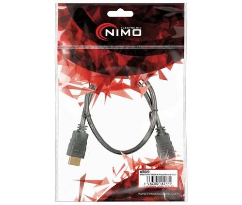 CABLE HDMI-HDMI H. SPEED 0,5M