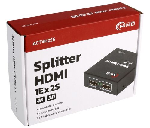 REPARTIDOR HDMI 1IN / 2 HDM OUT