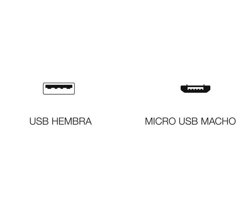 ADAPTADOR USB H.- MICRO USB M.