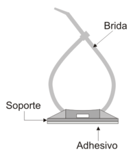 BASE BRIDA 30MMx30MM