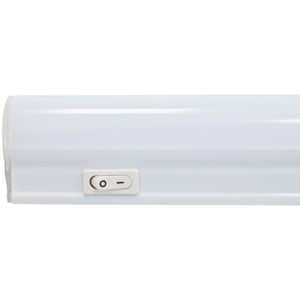 REGLETA  LED T8 CON INTERRUPTOR Y 2 TOMAS  6W 6400K