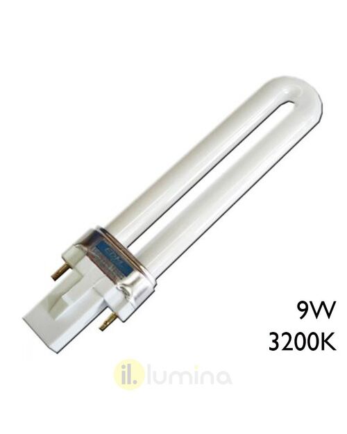 LAMPARA PL9 9W. 2 Pin G23