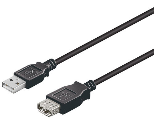 CONEXION USB HEMBRA-MACHO 0,300MTS.