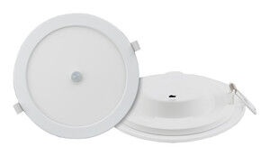 DOWNLIGHT BLANCO  18W CON  PIR EMPOTRABLE  TEMPERATURA DE COLOR SELECCIONABLE 4000/3000/6000 K