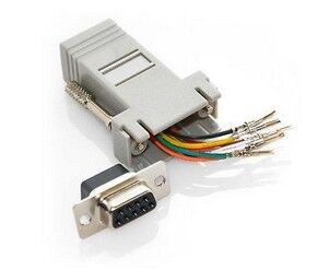 ADAPTADOR D-SUB 9   MACHO -RJ-45 8C