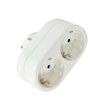 ADAPTADOR DOBLE SALIDA TT/L 16Amp