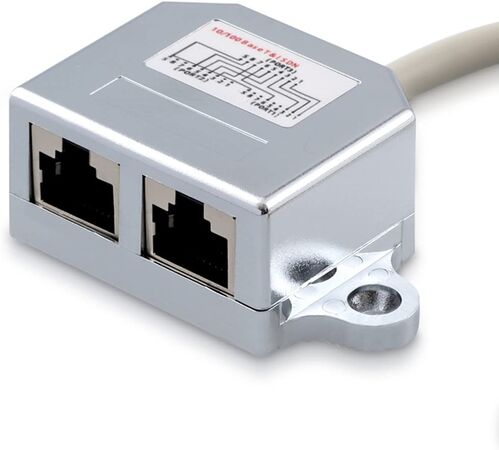 DUPLICADOR DE RED RJ-45 CAT5 PAREJA