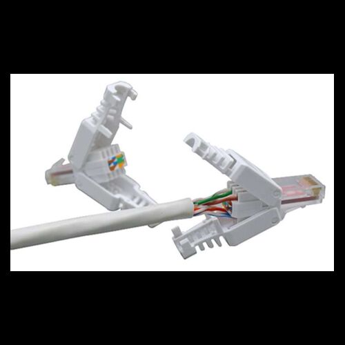 CONECTOR MODULAR CAT-6 + FUNDA SIN HERRAMIENTA