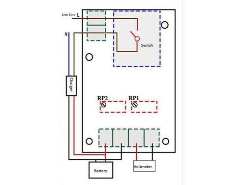 MODULO CONTROL DE CARGA AUTOMATICA 12V XH-M601 ARDUINO 10-17