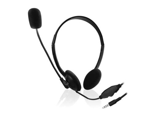 AURICULAR PARA CHAT CON MICROFONO CONEXON JACK 4 CONTACTOS CON CONTROL DE VOLUMEN