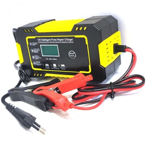 CARGAGOR INTELIGENTE DE BATERIA CON PANTALLA LCD DIGITAL PARA MOTO Y COCHE CON REPARACIN DE PULSO 12V 6A