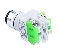 PULSADOR VERDE 10AMP. 1NO+1NC (Y090-11BN)