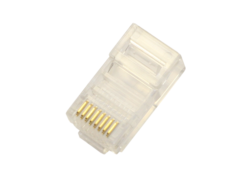 CONECTOR TELEFÓNICO MODULAR MACHO RJ45 (8P8C)