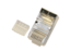 CONECTOR TELEFÓNICO MODULAR MACHO RJ45 (8P8C) BLINDADO CAT6.