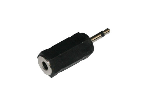 ADAPTADOR JACK MACHO 2.5MM MONO A HEMBRA 3.5MM MONO