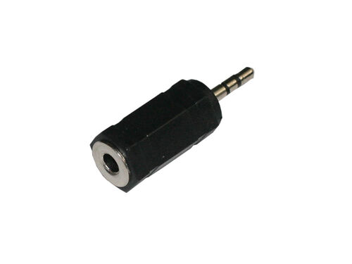 ADAPTADOR JACK MACHO 2.5MM ESTREO A HEMBRA 3.5MM ESTREO